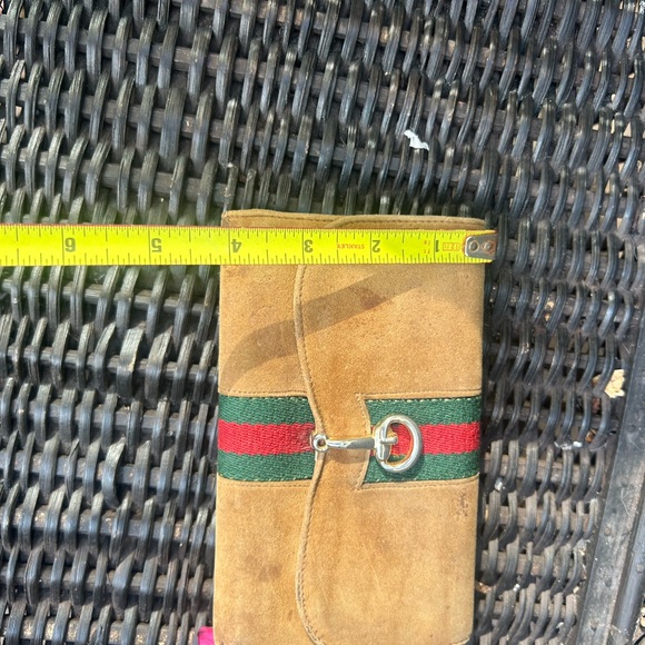 Gucci wallet suede Sherry line vintage wallet - Picture 11 of 16